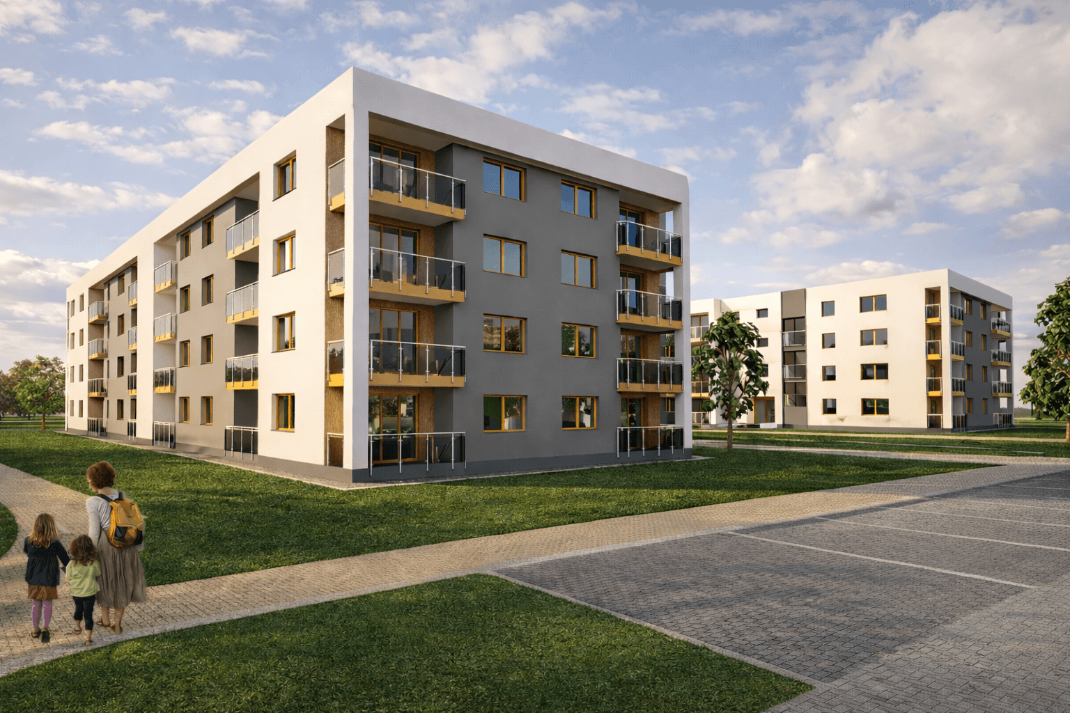 Wizualizacja inwestycji w Brzezinach nr 2